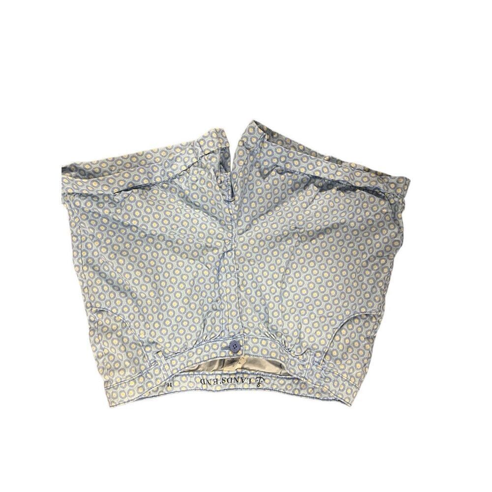 Lands end blue shorts size 16